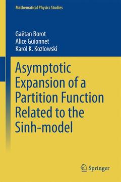 Couverture de l’ouvrage Asymptotic Expansion of a Partition Function Related to the Sinh-model
