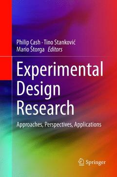 Couverture de l’ouvrage Experimental Design Research