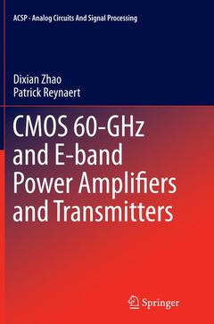 Couverture de l’ouvrage CMOS 60-GHz and E-band Power Amplifiers and Transmitters