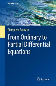 Cover of the book From Ordinary to Partial Differential Equations