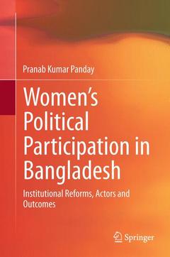 Couverture de l’ouvrage Women’s Political Participation in Bangladesh