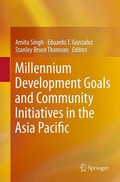 Couverture de l’ouvrage Millennium Development Goals and Community Initiatives in the Asia Pacific