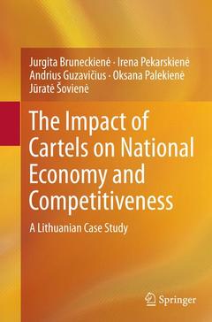 Couverture de l’ouvrage The Impact of Cartels on National Economy and Competitiveness