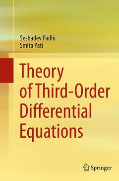 Couverture de l’ouvrage Theory of Third-Order Differential Equations