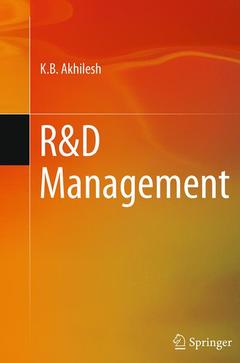 Couverture de l’ouvrage R&D Management