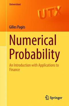 Couverture de l’ouvrage Numerical Probability