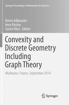 Couverture de l’ouvrage Convexity and Discrete Geometry Including Graph Theory