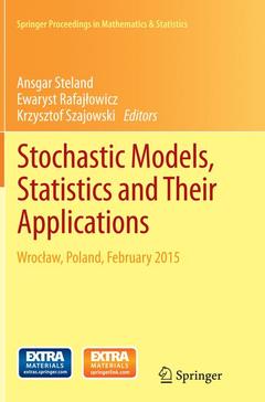 Couverture de l’ouvrage Stochastic Models, Statistics and Their Applications
