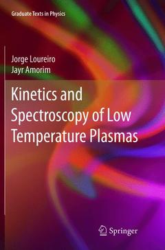Couverture de l’ouvrage Kinetics and Spectroscopy of Low Temperature Plasmas
