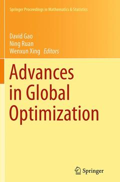 Couverture de l’ouvrage Advances in Global Optimization