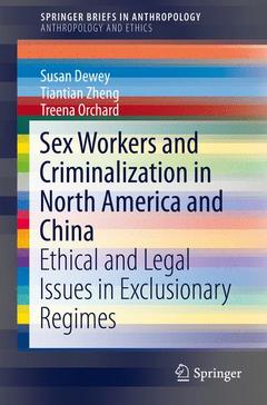 Couverture de l’ouvrage Sex Workers and Criminalization in North America and China