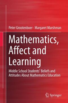 Couverture de l’ouvrage Mathematics, Affect and Learning