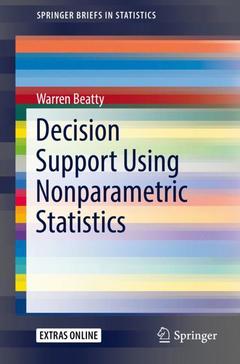 Couverture de l’ouvrage Decision Support Using Nonparametric Statistics
