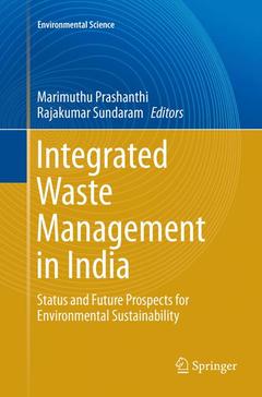 Couverture de l’ouvrage Integrated Waste Management in India