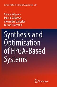 Cover of the book Synthesis and Optimization of FPGA-Based Systems