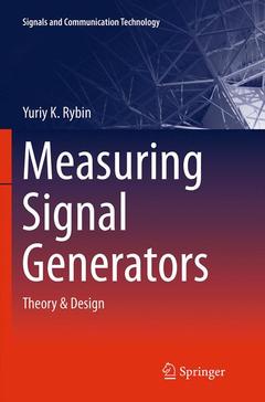 Cover of the book Measuring Signal Generators