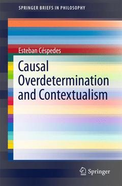 Couverture de l’ouvrage Causal Overdetermination and Contextualism