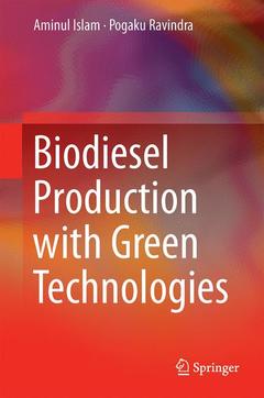 Couverture de l’ouvrage Biodiesel Production with Green Technologies