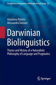 Couverture de l’ouvrage Darwinian Biolinguistics 