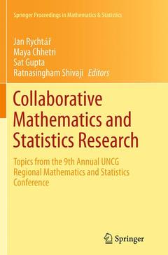Couverture de l’ouvrage Collaborative Mathematics and Statistics Research