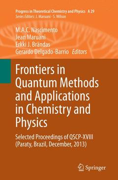 Couverture de l’ouvrage Frontiers in Quantum Methods and Applications in Chemistry and Physics