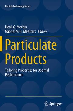 Couverture de l’ouvrage Particulate Products