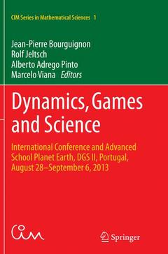 Couverture de l’ouvrage Dynamics, Games and Science