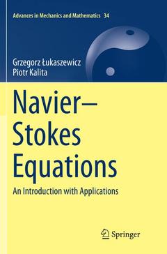 Couverture de l’ouvrage Navier–Stokes Equations