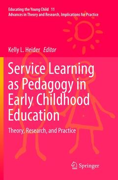 Cover of the book Service Learning as Pedagogy in Early Childhood Education