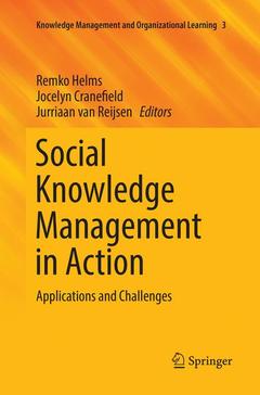 Couverture de l’ouvrage Social Knowledge Management in Action