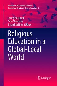 Couverture de l’ouvrage Religious Education in a Global-Local World