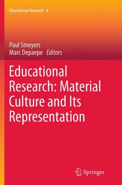 Cover of the book Educational Research: Material Culture and Its Representation