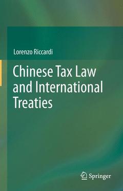 Cover of the book Chinese Tax Law and International Treaties