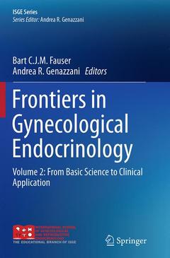 Couverture de l’ouvrage Frontiers in Gynecological Endocrinology