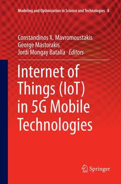 Couverture de l’ouvrage Internet of Things (IoT) in 5G Mobile Technologies