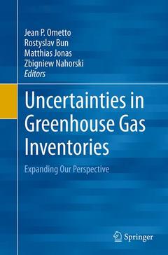 Cover of the book Uncertainties in Greenhouse Gas Inventories