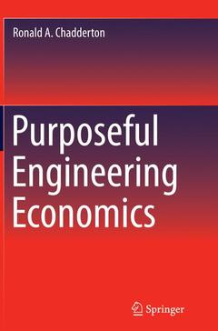 Couverture de l’ouvrage Purposeful Engineering Economics