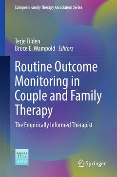Couverture de l’ouvrage Routine Outcome Monitoring in Couple and Family Therapy