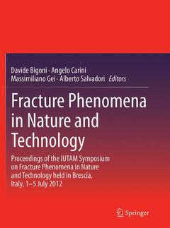 Couverture de l’ouvrage Fracture Phenomena in Nature and Technology