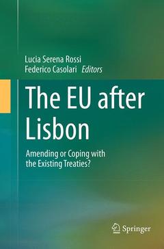 Couverture de l’ouvrage The EU after Lisbon