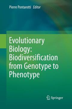 Couverture de l’ouvrage Evolutionary Biology: Biodiversification from Genotype to Phenotype