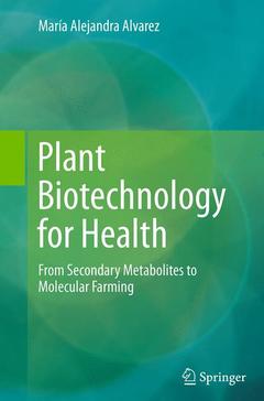 Couverture de l’ouvrage Plant Biotechnology for Health