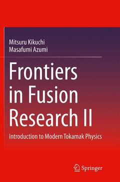 Couverture de l’ouvrage Frontiers in Fusion Research II