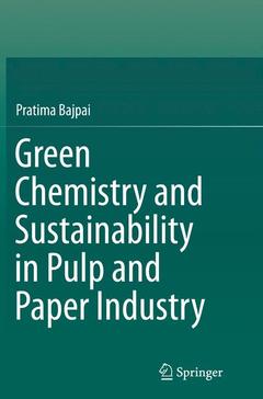 Couverture de l’ouvrage Green Chemistry and Sustainability in Pulp and Paper Industry