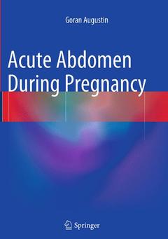 Couverture de l’ouvrage Acute Abdomen During Pregnancy