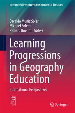 Couverture de l’ouvrage Learning Progressions in Geography Education