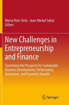 Couverture de l’ouvrage New Challenges in Entrepreneurship and Finance