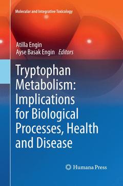 Couverture de l’ouvrage Tryptophan Metabolism: Implications for Biological Processes, Health and Disease