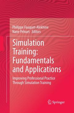 Couverture de l’ouvrage Simulation Training: Fundamentals and Applications