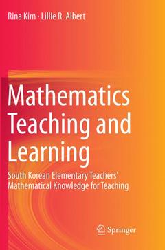 Couverture de l’ouvrage Mathematics Teaching and Learning
